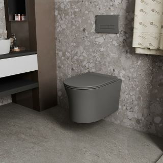 Комплект унитаза с инсталляцией Point Вега 886914GBOO+PN41711GM с сиденьем Микролифт