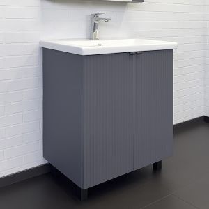 Тумба с раковиной Comforty Лима 00-00013686 70 см Антрацит