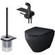 Унитаз подвесной  AM.PM Spirit V2.0 FlashClean FlashClean CK70H1103B черный