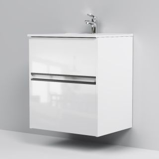 Тумба с раковиной Am.Pm Gem M7B-FUX0602WG-WCC0602WG 60 см белый