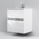 Тумба с раковиной Am.Pm Gem M7B-FUX0602WG-WCC0602WG 60 см белый