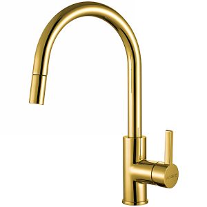 Смеситель для кухни Alveus Tesla-P Monarch Gold 1129050 Золото