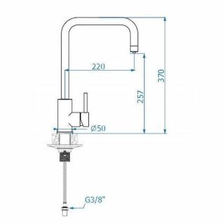 Смеситель для кухни Alveus Dual G11 Arctic 1139810 Белый Смеситель для кухни Alveus Dual G11 Arctic 1139810 Белый