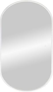 Зеркало с холодной подсветкой Art&Max Bari 70x110см белый матовый AM-Bar-700-1100-DS-F-White Зеркало с холодной подсветкой Art&Max Bari 70x110см белый матовый AM-Bar-700-1100-DS-F-White