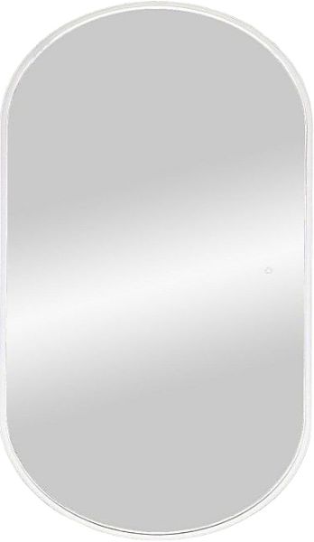 Зеркало с холодной подсветкой Art&Max Bari 70x120см белый матовый AM-Bar-700-1200-DS-F-White