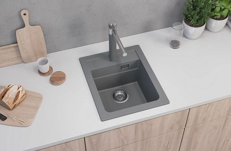 Кухонная мойка Alveus Granital Atrox 10 Concrete G81 400x500 1139770 Бетон