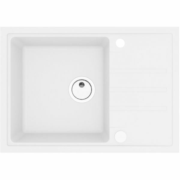 Кухонная мойка Alveus Granital Intermezzo 40 G11 Arctic 680x480x200 1144965 Белая