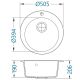Кухонная мойка Alveus Granital Genesis Boogie 10 G55 FI505 505x505 1133429 Бежевая