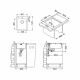 Кухонная мойка Alveus Pure 10 KMB-90 405x525 1103607 Брашированная сталь