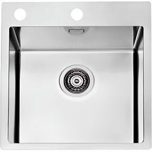 Кухонная мойка Alveus Pure 20 KMB-90 465x525 1103608 Брашированная сталь