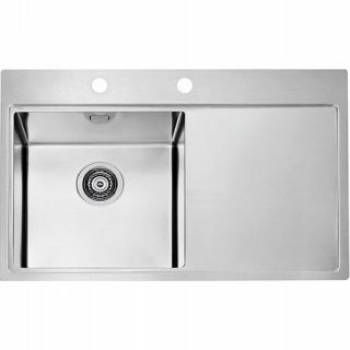 Кухонная мойка Alveus Pure 40L KMB-90 790x525 1103610 Брашированная сталь Кухонная мойка Alveus Pure 40L KMB-90 790x525 1103610 Брашированная сталь