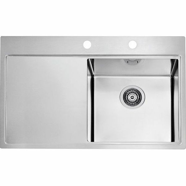Кухонная мойка Alveus Pure 40R KMB-90 790x525 1103651 Брашированная сталь