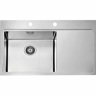 Кухонная мойка Alveus Pure 50L KMB-90 860x525 1103652 Брашированная сталь