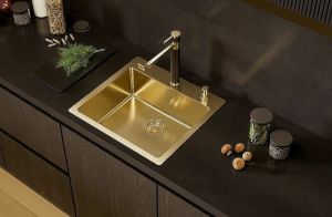Смеситель для кухни Alveus Zina Monarch Bronze 1136511 Черный Бронза