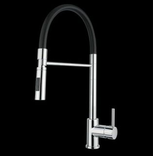 Смеситель для кухни Alveus Lyra-S Chr 1132184 Хром Черный Смеситель для кухни Alveus Lyra-S Chr 1132184 Хром Черный