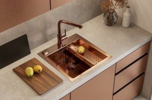 Смеситель для кухни Alveus Zeos P Monarch Copper 1136502 Медь