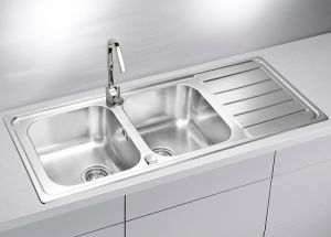 Кухонная мойка Alveus 1087978 Line 100 Nat-90 116x50