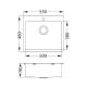 Кухонная мойка Alveus 1124382 Quarto 10 Brs-90 55x48