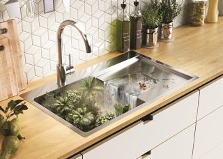 Кухонная мойка Alveus 1124384 Quarto 30 Brs-90 78x48 Кухонная мойка Alveus 1124384 Quarto 30 Brs-90 78x48