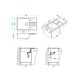 Кухонная мойка Alveus ranital Intermezzo 130 Concrete G81 780x480x200 1119692 Бетон