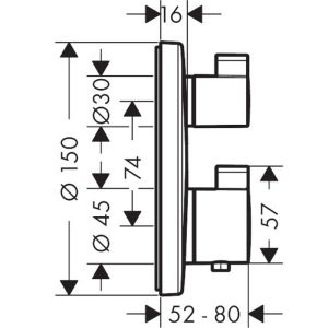 Душевая система Hansgrohe Croma 27961670