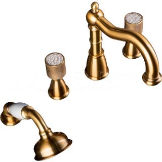 Смеситель на борт ванны Boheme 4отв. ROYAL, бронза