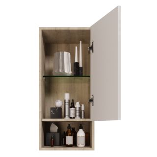 Полупенал Dreja Perfecto 99.0815 35 см дуб эврика/белый