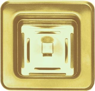 Выпуск для мойки Alveus 1127152 квадратный с вертикальным переливом POP UP GOLD Выпуск для мойки Alveus 1127152 квадратный с вертикальным переливом POP UP GOLD