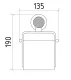 Держатель для туалетной бумаги Boheme Royal Cristal 10921-BR-B бронза/чёрный