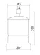 Ведро Boheme Royal Cristal 10927-G-B золото/чёрный Ведро Boheme Royal Cristal 10927-G-B золото/чёрный