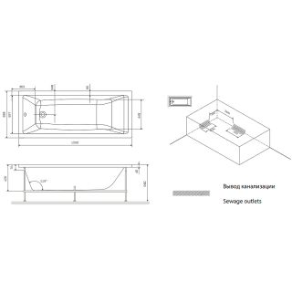 Акриловая ванна Am.Pm Gem W93A-150-070W-A 150х70 Акриловая ванна Am.Pm Gem W93A-150-070W-A 150х70
