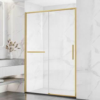 Душевая дверь в нишу Vincea Slim Soft VDS-1SS120CLG 120 см брашированное золото