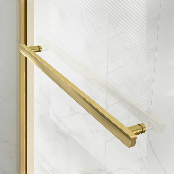 Душевая дверь в нишу Vincea Slim Soft VDS-1SS120CLG 120 см брашированное золото