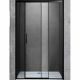 Душевая дверь Vincea Soft 110 VDS-3SO110CLB профиль Черный стекло прозрачное