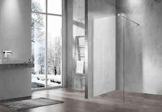 Душевая перегородка Vincea Walk-In 60 VSW-1H600CL профиль Хром стекло прозрачное