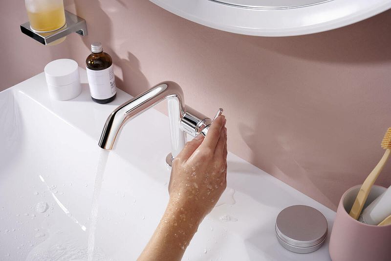 Смеситель для раковины Hansgrohe Tecturis S 73320000 Хром