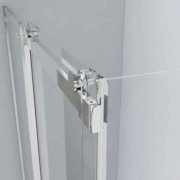 Душевой уголок Vincea Como 130x100 VSR-1C1013CLB профиль Черный стекло прозрачное
