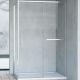 Душевой уголок Vincea Slim Soft 110x90 VSR-1SS9011CL профиль Хром стекло прозрачное
