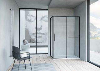 Душевой уголок Vincea Slim Soft 130x90 VSR-1SS9013CLB профиль Черный стекло прозрачное Душевой уголок Vincea Slim Soft 130x90 VSR-1SS9013CLB профиль Черный стекло прозрачное