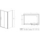 Душевой уголок Vincea Soft 160x80 VSR-3SO8016CL профиль Хром стекло прозрачное