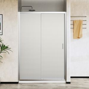 Душевая дверь Vincea City 100 VDS-5CT100MT профиль Хром стекло текстурное