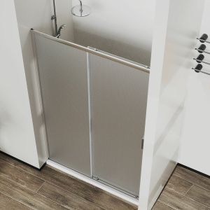 Душевая дверь Vincea City 100 VDS-5CT100MT профиль Хром стекло текстурное