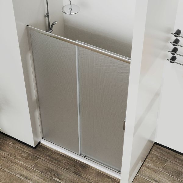 Душевая дверь Vincea City 100 VDS-5CT100MT профиль Хром стекло текстурное
