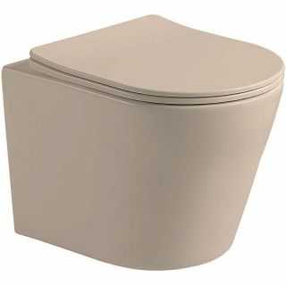 Унитаз Vincea Piatti  VT1-11SMC подвесной Капучино матовый с сиденьем Микролифт Унитаз Vincea Piatti  VT1-11SMC подвесной Капучино матовый с сиденьем Микролифт