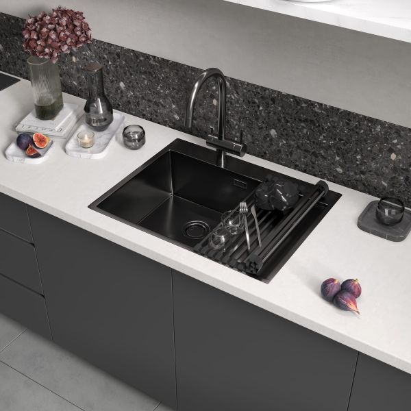 Сушилка для посуды, ролл-мат Reflexion Arno RX3032BL оружейная сталь