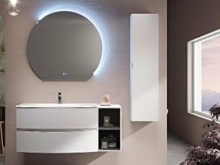 Шкаф с открытыми полками Cezares Elettra 55529 30 см белый матовый