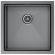 Мойка кухонная Paulmark Gerberg PM214444-GM воронёная сталь