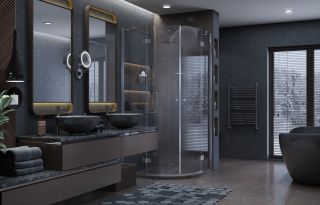 Душевой уголок Ambassador Diamond 12011101 90x90см хром/прозрачное