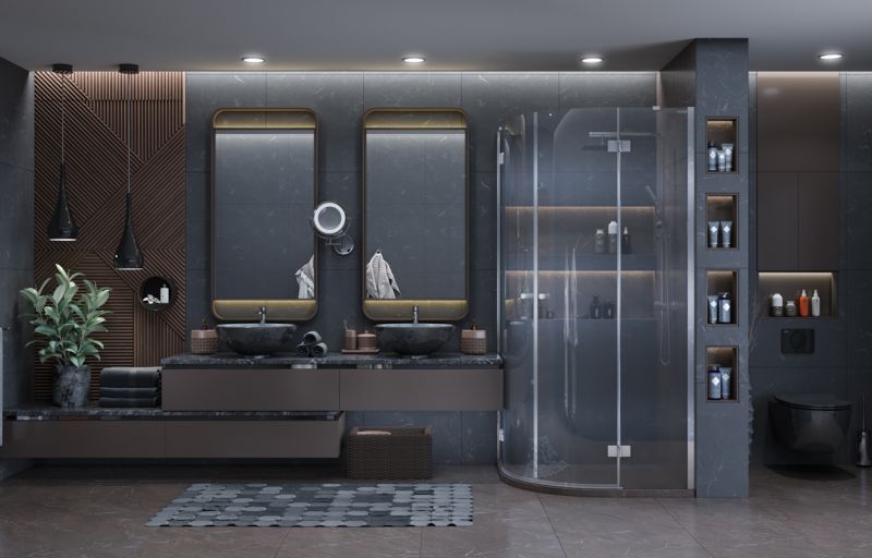 Душевой уголок Ambassador Diamond 12011102 100x100см хром/прозрачное