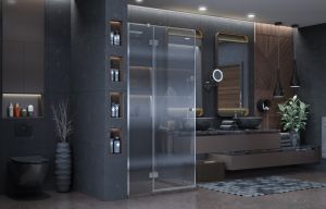 Душевой уголок Ambassador Diamond 12011103L 100x100см левый хром/прозрачное